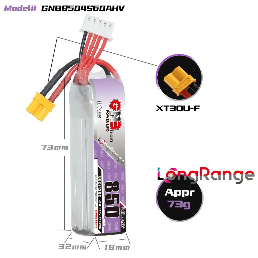 GAONENG GNB LiPo Battery 850mA - Drone Battery Li-Ion ulasan dan harga
