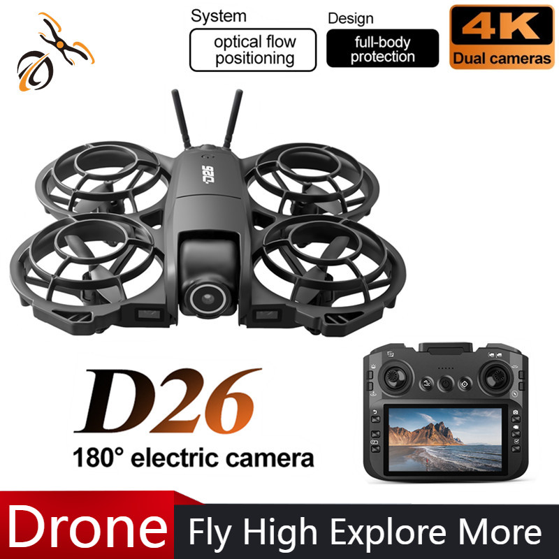 D26 Drone 4K Aerial HD 180° Ca - Drone Battery Box ulasan dan harga