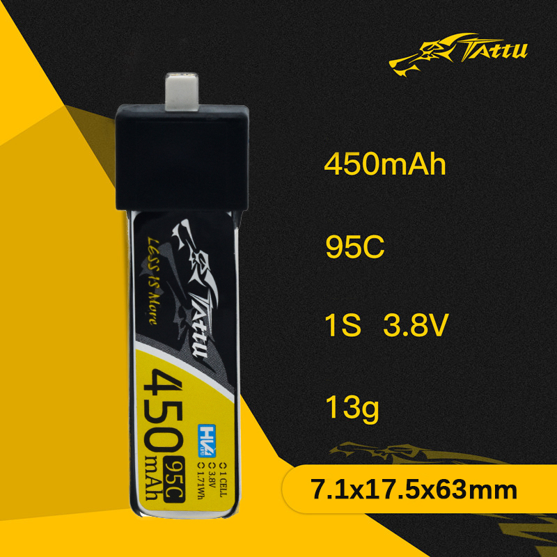 3Pcs NEW TATTU 450/500/550mAh  - Drone Battery Lipo ulasan dan harga